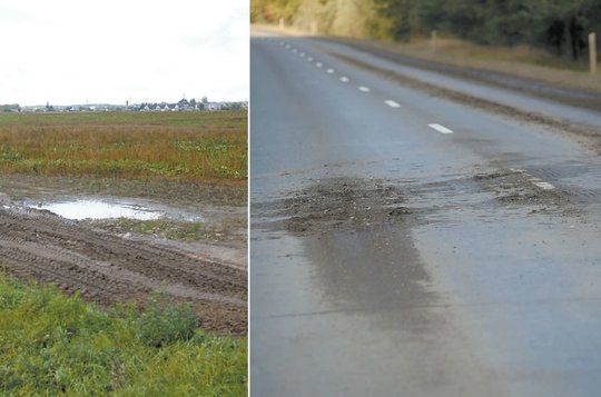 Derliaus vežimas jau prasidėjo: būna pavojingiau nei per plikledį