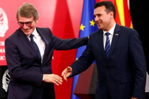 EP pirmininkas paragino priimti Šiaurės Makedoniją į ES
