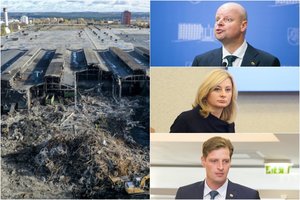 S. Skvernelis pratrūko tvirtinant gaisro Alytuje kompensavimo tvarką: „Gėda ir tragedija“