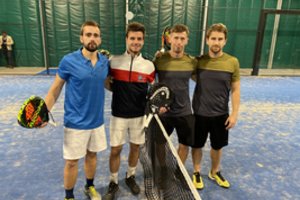 Europos padelio čempionate nugalėti olandus lietuviams pritrūko sėkmės