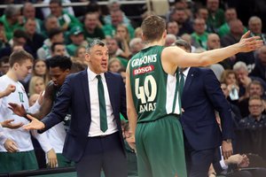 Prieš Eurolygos dvikovą – neguodžiantys Š. Jasikevičiaus žodžiai dėl M. Grigonio