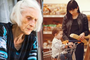 Po bobutės žodžių parduotuvėje mama nutirpo ir patraukė šalin vaikus