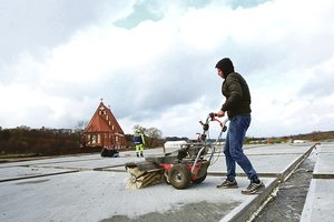 Po audros prie Zapyškio bažnyčios architektas G. Prikockis ramus: „Vaizdas ten pasikeis“