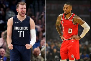 NBA naktis: L. Dončičiaus karjeros mačas ir D. Lillardo 60 pelnytų taškų, kurių pergalei neužteko