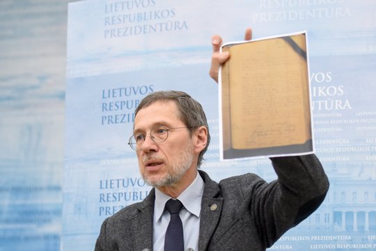 L. Mažylio rastas Vasario 16-osios aktas iki vasario išeina „poilsio“