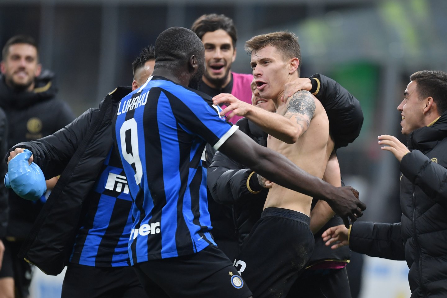 „Inter“ futbolininkai tapo Italijos lygos lyderiais.<br> Imago/Scanpix nuotr.