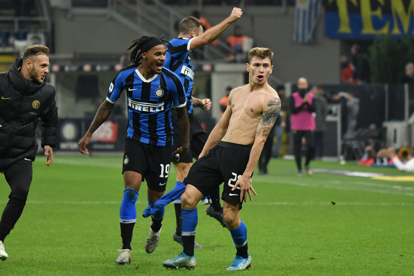„Inter“ futbolininkai tapo Italijos lygos lyderiais.<br> Imago/Scanpix nuotr.