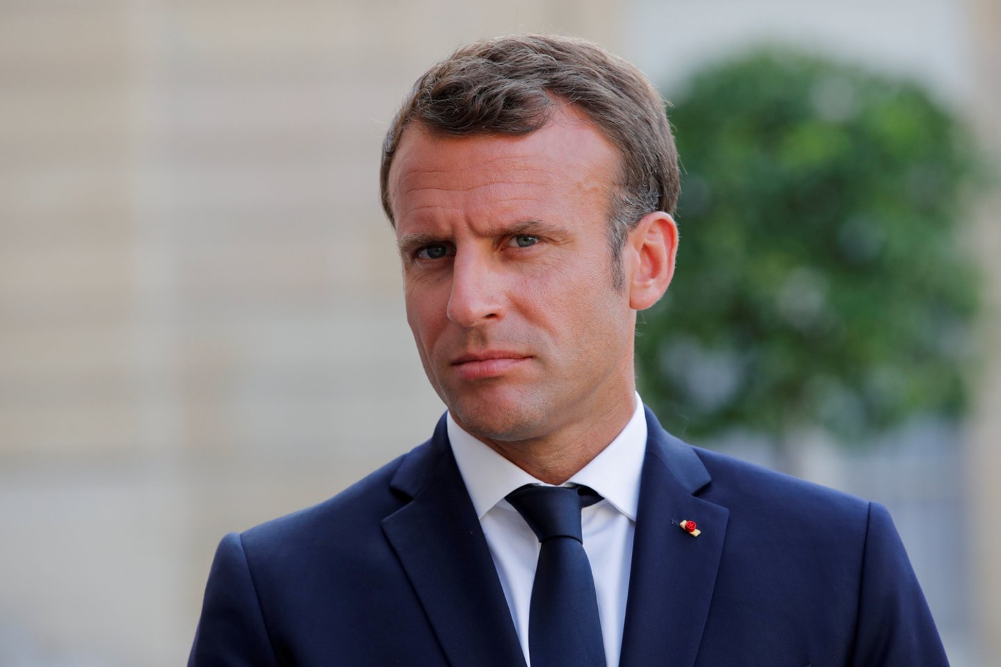 Prancūzijos prezidentas Emmanuelis Macronas.<br>Reuters/Scanpix nuotr.