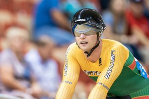 V. Lendelis pasaulio dviračių treko taurės varžybose Glazge – aštuntas