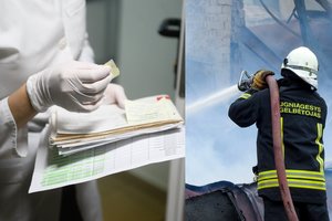 Po gaisro Alytuje – neramios medikų žinios ugniagesiams: pakitimai kraujyje, ateityje gresia apsigimimai