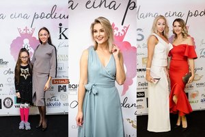 Jaukiame renginyje pasirodė „Man-go“ lyderė Rima Paulauskienė su dukrele