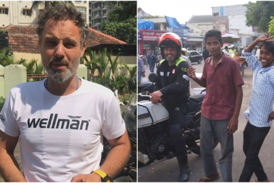 K. Mieliauskas juokiasi, kad vairavimas Indijoje – sunki matematinė lygtis