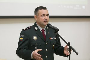 Prie policijos vado vairo grįžęs R. Požėla išvardijo darbus, ko imsis pirmiausiai