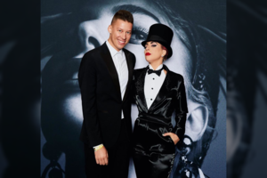 Rimvydas Širvinskas-Makalius Las Vegase susitiko su Lady Gaga: ant švarko liko daug jos makiažo