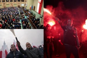 Smurto gatvėse baimė Lenkijoje persimetė į parlamentą – aistros kunkuliuoja