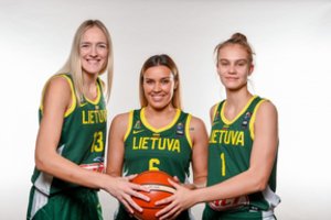 Lietuvos moterų rinktinės krepšininkės dalyvavo nuotaikingoje fotosesijoje