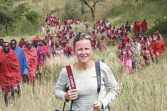 Afrikoje E.Aukštakalnytė-Hansen įgijo masajų pasitikėjimą.