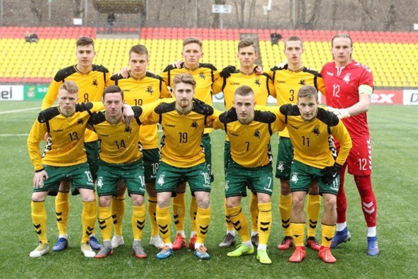 Lietuvos jaunimo (U-21) rinktinė pralaimėjo kroatams.<br>LFF nuotr.