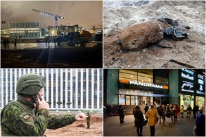 Specialios operacijos pareikalavusi aviacinė bomba Vilniuje – išminuota, keliai atidaryti 