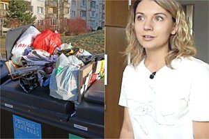 Vilnietės tikslas – šiukšlių dėžė be atliekų