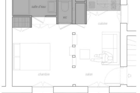„Montmartre“ apartamentai / architektų biuras „SWAN Architectes“<br>„SWAN Architectes“ / archdaily.com nuotr.