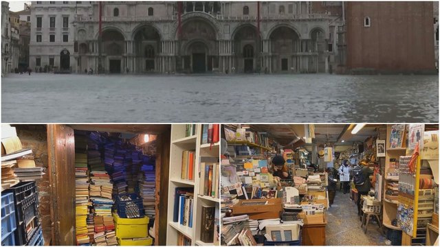 Venecija laukia potvynio bangos: bando apsaugoti tai, kas liko