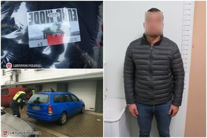 Tauragėje į pareigūnų rankas įkliuvo tariamai naujus rūbus pardavinėję sukčiai