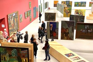 Garsaus lietuvių tapytojo šimtmečiui – prabangi dirbtuvė Nacionalinėje galerijoje 