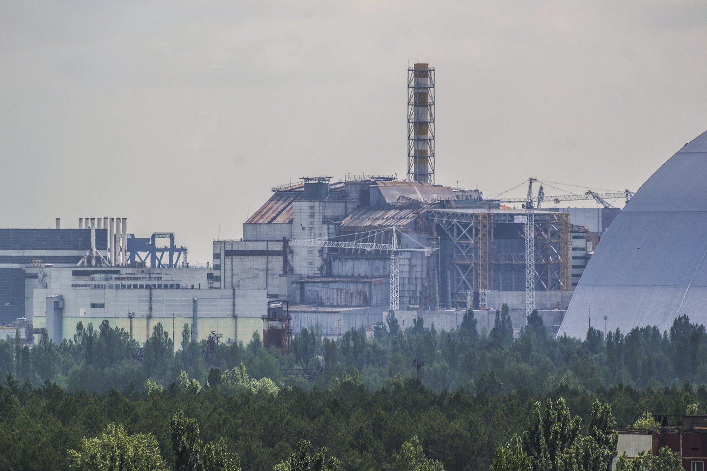 ​Vis daugiau turistų lankantis Černobylyje, Baltarusija ketina stiprinti savo pasienio kontrolę.<br>Ukrainos naujienų agentūros nuotr.