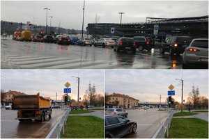 Užfiksavo, kas darosi sankryžose, kai vairuotojai pamiršta apie naują tvarką sukant į dešinę