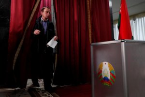 Baltarusijoje sekmadienį vyksta parlamento rinkimai