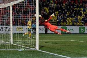 Lietuvos futbolo rinktinė sezoną baigė kuklia pergale prieš Naująją Zelandiją