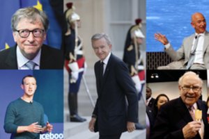 Paskelbtas pasaulio turtuolių reitingas: penketukas susikeitė vietomis