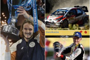 Pasaulio sporto savaitė: neįvykęs ralis padovanojo pergalę estui ir pirmasis graiko S. Tsitsipo rimtas titulas