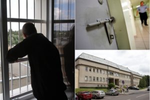 Su artimaisiais Vilniaus pataisos namuose susitikusio kalinio akibrokštas – išsitraukė peilį