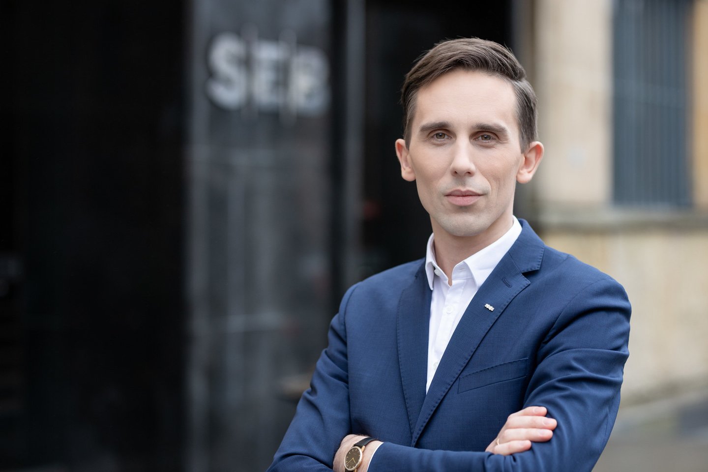 SEB banko ekonomistas Tadas Povilauskas.<br>SEB banko nuotr.