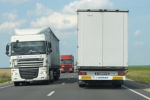 Dar vienas mitingas: vairuotojai kyla prieš vežėjų įmones