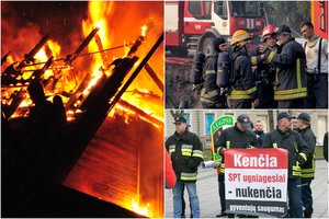 Rajonų ugniagesiams Kalėdos jau kelia nerimą: skauda ne tik dėl 400 eurų