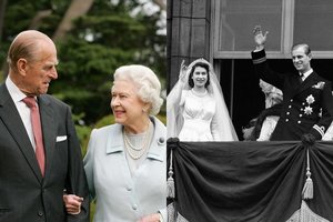 Vestuvių metinių proga paviešinta dar niekur nematyta Elizabeth II vestuvių nuotrauka