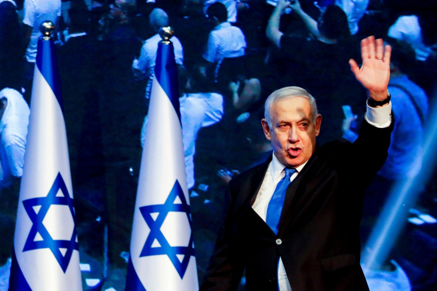 Izraelio premjeras Benjaminas Netanyahu.<br>Reuters/Scanpix nuotr.