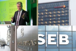 Bankų kovoje – paradoksas: prezidentas G. Nausėda prieštarauja ekonomistui G. Nausėdai