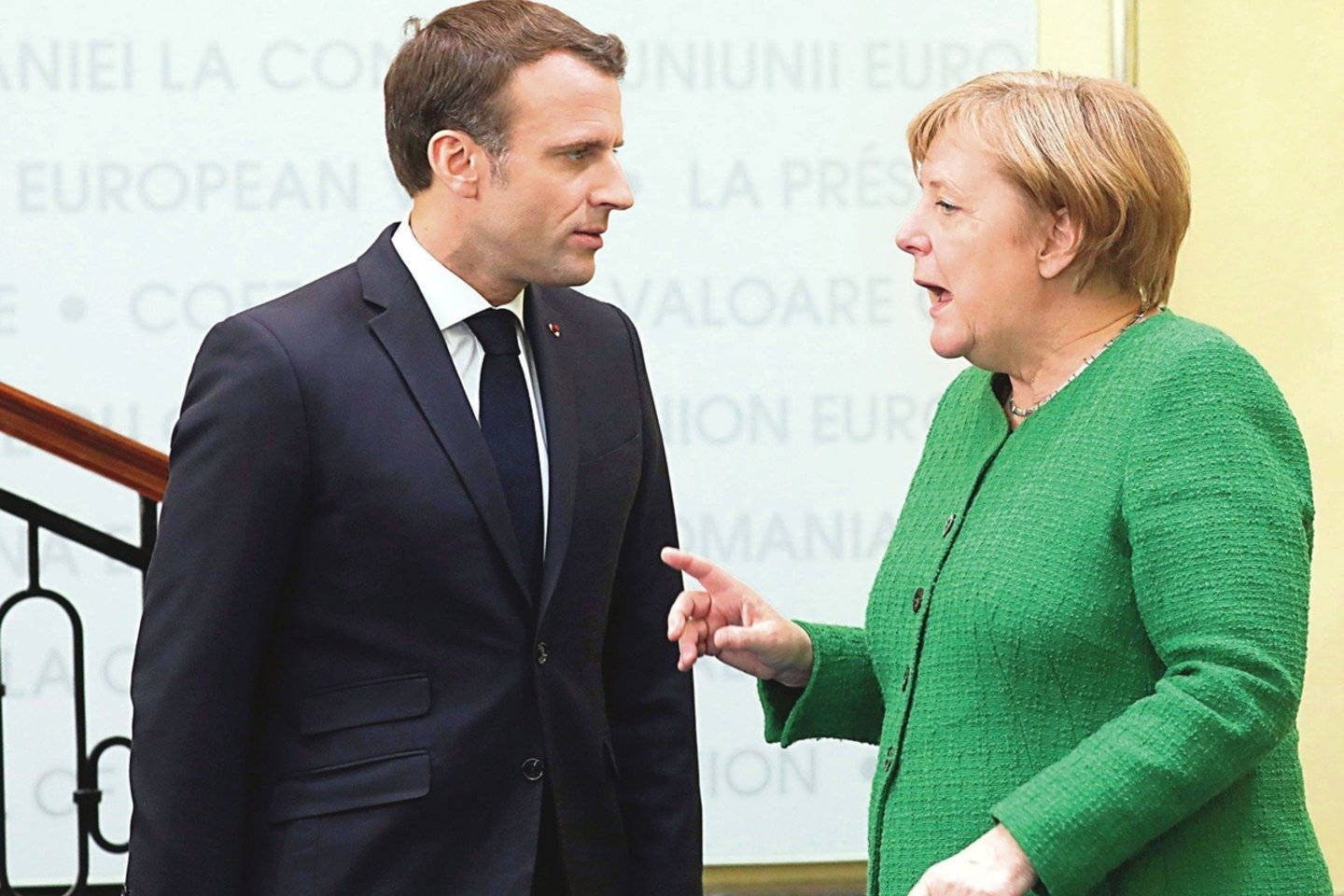 Prancūzija ir Vokietija trečiadienį pateikė atskirus pasiūlymus, kaip reformuoti NATO, prezidentui Emmanueliui Macronui savo pareiškimu, kad Aljansą yra ištikusi „smegenų mirtis“, išprovokavus didelį pasipiktinimą kelios savaitės iki itin svarbaus viršūnių susitikimo.<br>AFP/„Scanpix“ nuotr.