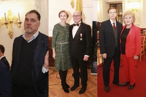 V. Matijošaičiui iškilmingai įteiktas ypatingas apdovanojimas: sveikino ir A. Sabonis