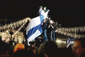 Ledinę Suomiją sušildė futbolo liepsna