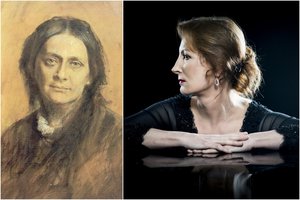 Fortepijono žvaigždės lenksis nepaprastai moteriai