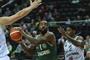 „Žalgirio“ naujokas K. Riversas prisidėjo prie įspūdingos pergalės LKL – „Dzūkiją“ įveikė 52 taškų praraja