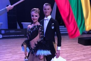 Lietuvos šokėjų pora pasaulio čempionate užėmė 4-ąją vietą