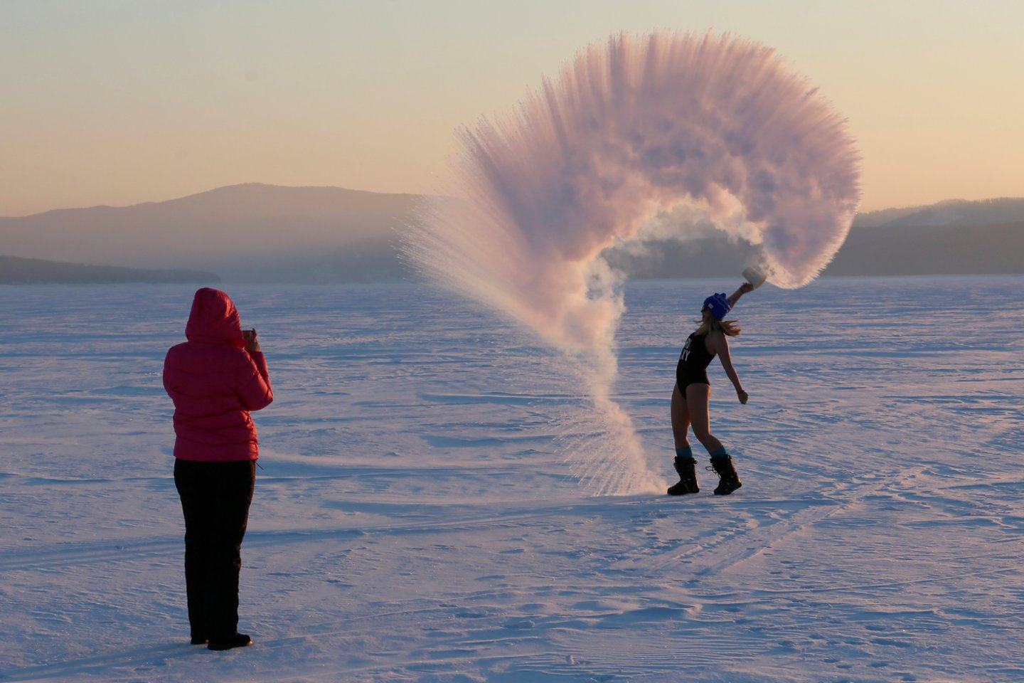  Šalčio poliuje Rusijoje oro temperatūra jau nuktiro žemiau 50 laipsių.<br> Scanpix/Reuters nuotr.