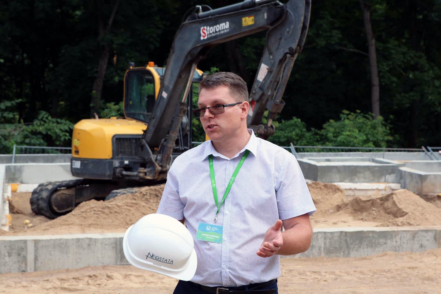 Zoologijos sodo direktorius A. Didžiokas.