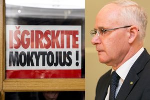 Svarbi diena: A. Monkevičius atskleidė, kiek tikisi iškovoti papildomų milijonų mokytojams